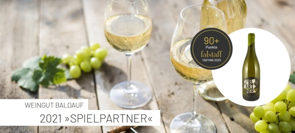 2022 SPIELPARTNER - by Bastian Baldauf - Weißer Burgunder trocken - limited Edition -